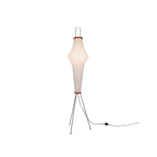 Floor Lamp, Akari Rice Paper Shade, E26/E27, Plug-In, Sculptural