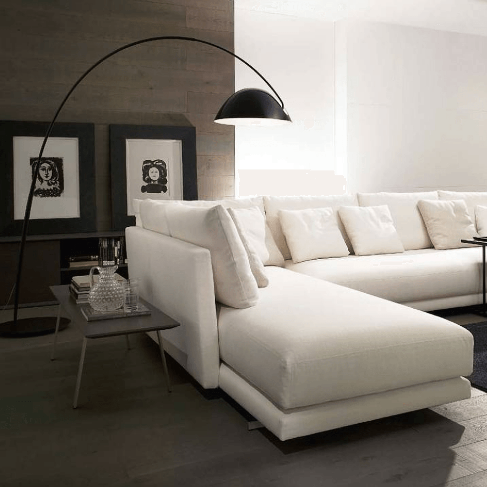 Verse arc floor lamp size reference for the standard height