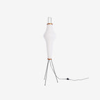 Floor Lamp, Akari Rice Paper Shade, E26/E27, Plug-In, Sculptural