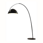 Verse arc floor lamp full view in a bright open space