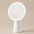 Portable Mirror With Adjustable Lighting And Rechargeable LED Illumination