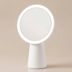 Portable Mirror With Adjustable Lighting And Rechargeable LED Illumination
