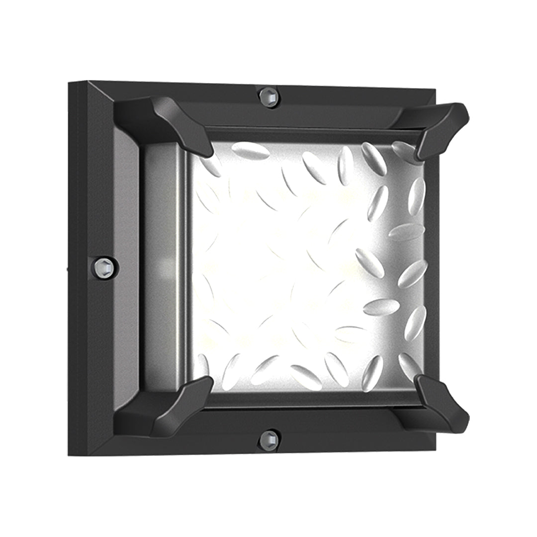 Faith vegglampe for utendørsbruk, moderne støpt aluminium med OSRAM LED