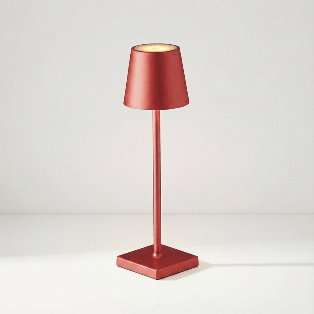 Rechargeable Dimmable LED Lamp Featuring Touch Control, 15 Inches