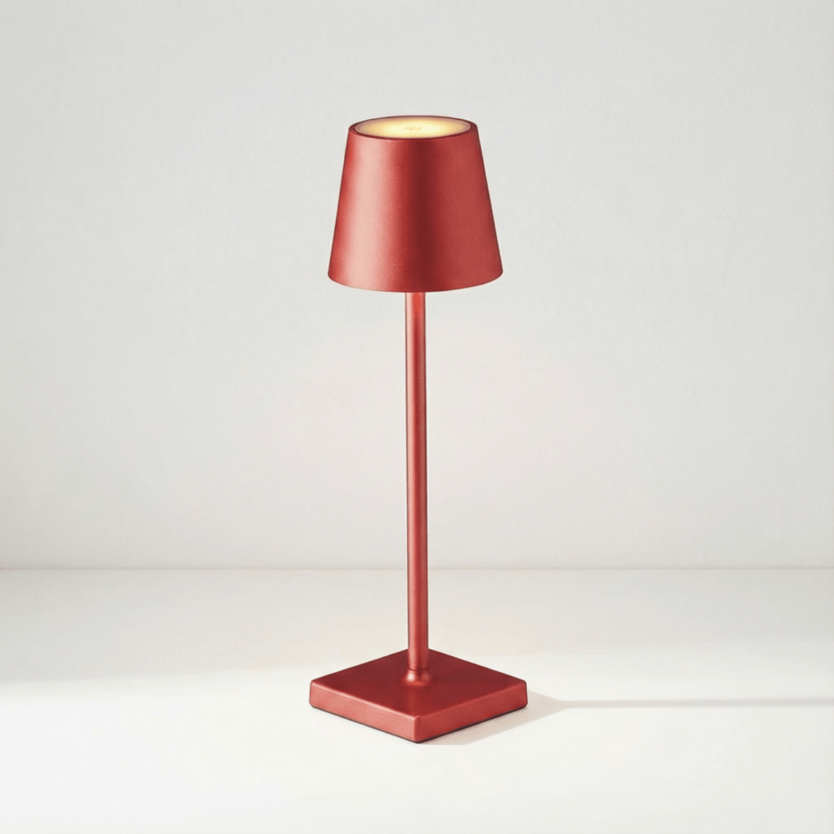 Rechargeable Dimmable LED Lamp Featuring Touch Control, 15 Inches