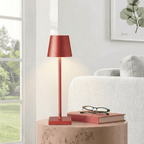 Rechargeable Dimmable LED Lamp Featuring Touch Control, 15 Inches