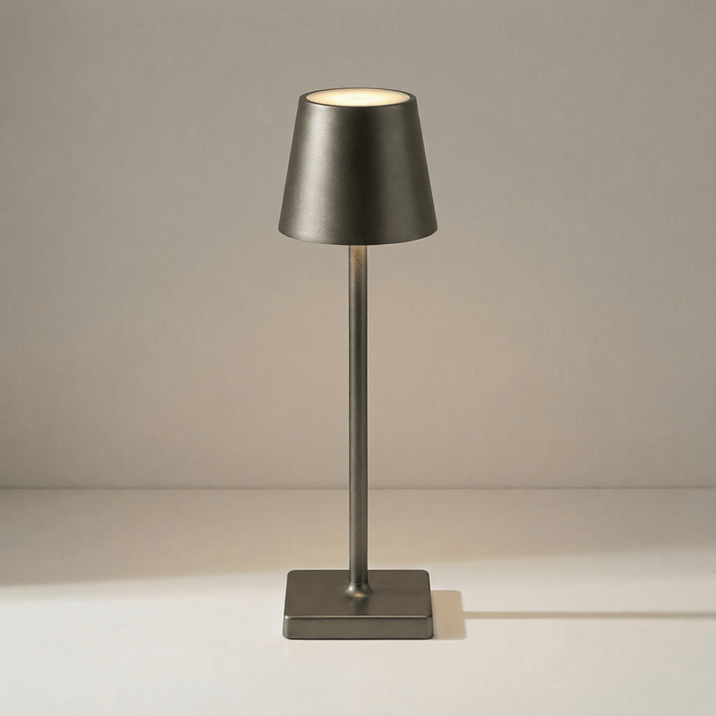 Rechargeable Dimmable LED Lamp Featuring Touch Control, 15 Inches