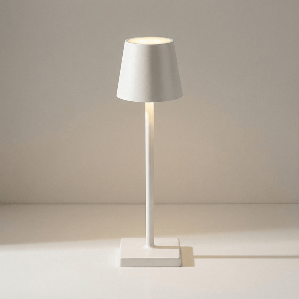 Rechargeable Dimmable LED Lamp Featuring Touch Control, 15 Inches