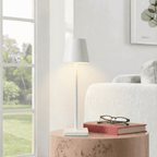 Rechargeable Dimmable LED Lamp Featuring Touch Control, 15 Inches