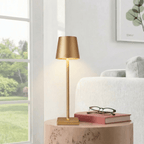 Rechargeable Dimmable LED Lamp Featuring Touch Control, 15 Inches