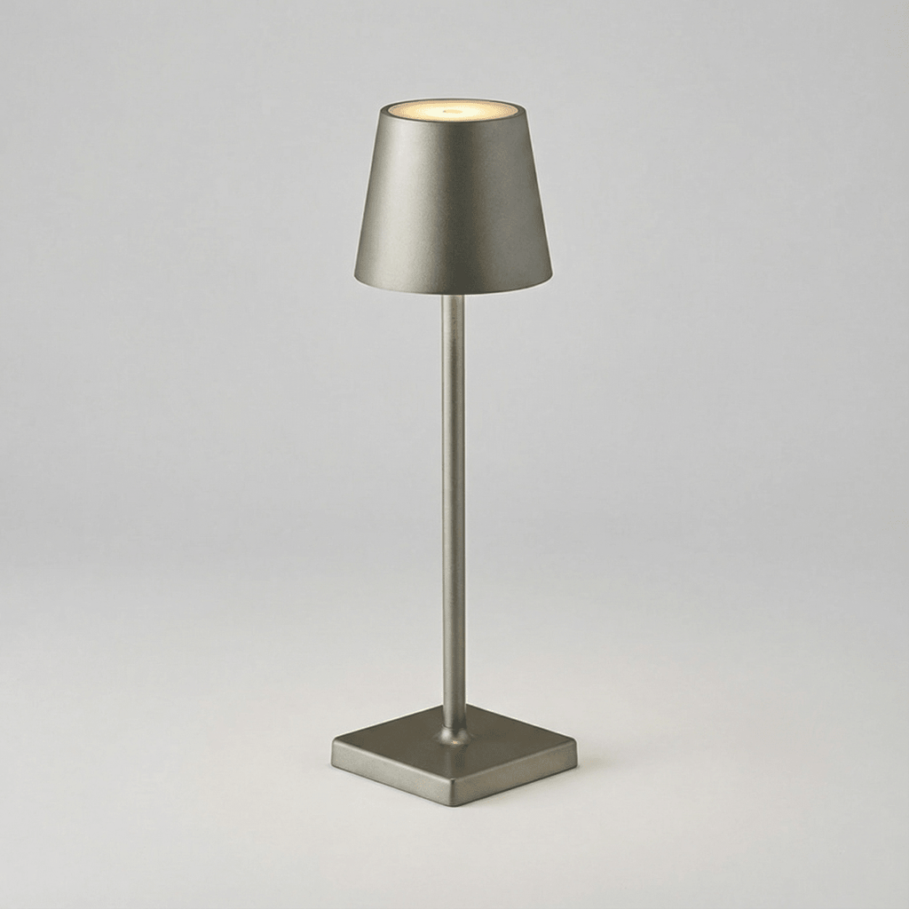 Rechargeable Dimmable LED Lamp Featuring Touch Control, 15 Inches