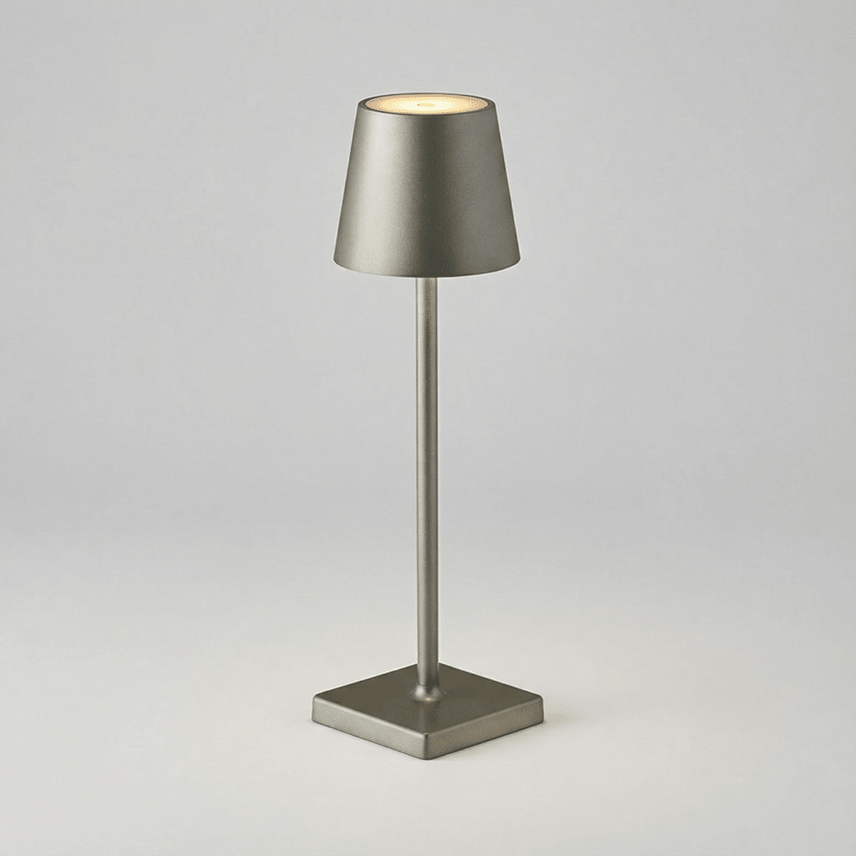 Rechargeable Dimmable LED Lamp Featuring Touch Control, 15 Inches