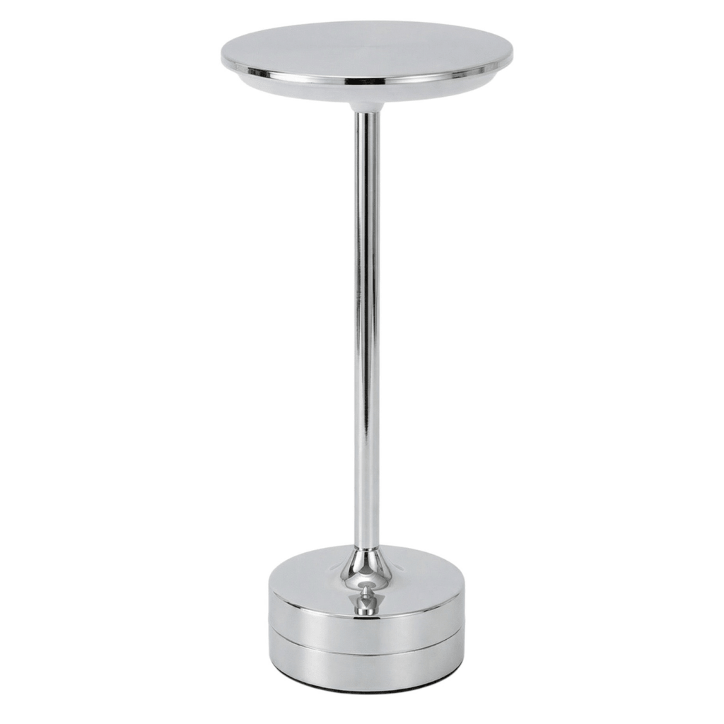 Chrome Finish Cordless Rechargeable LED Lamp With Touch Control