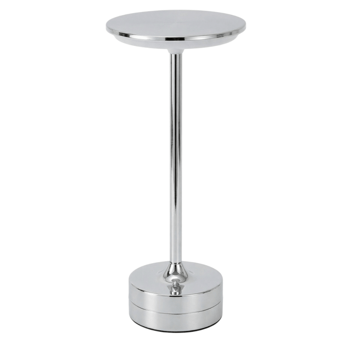 Chrome Finish Cordless Rechargeable LED Lamp With Touch Control