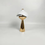 Contemporary LED Table Lamp With Rechargeable Battery 15 Inches Tall