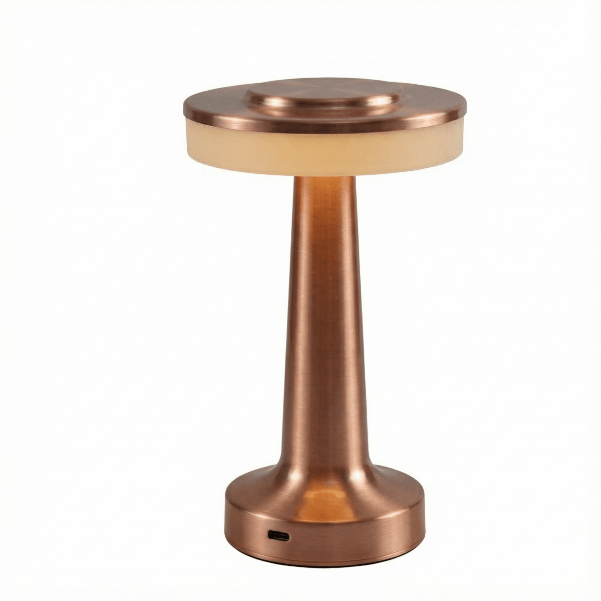 Cordless LED Desk Light Featuring Touch Control And Metal Finish