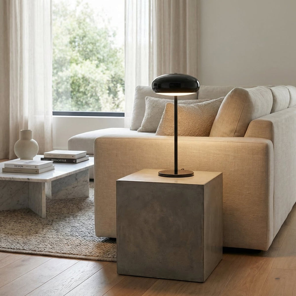 Rechargeable Table Lamp With LED USB Charging 15 Inches Tall