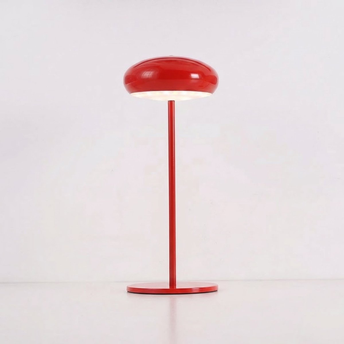 Rechargeable Table Lamp With LED USB Charging 15 Inches Tall