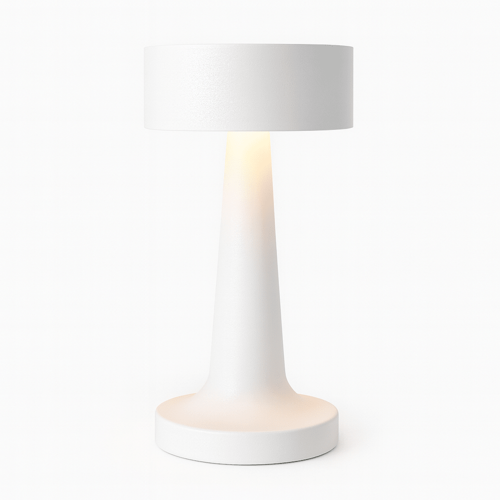 Rechargeable Touch Sensor Table Lamp With LED Illumination 15 Inches