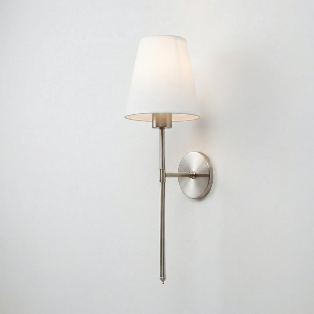 Rechargeable Wall Light With Modern Design And Metal Construction, 12 Inches