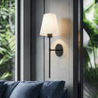 Rechargeable Wall Light With Modern Design And Metal Construction, 12 Inches