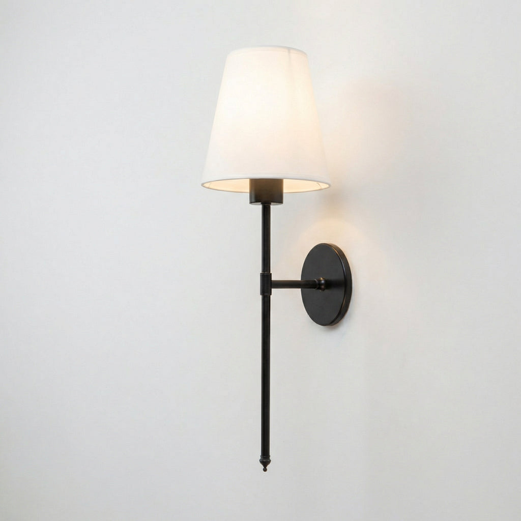 Rechargeable Wall Light With Modern Design And Metal Construction, 12 Inches