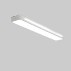 LED Rectangular Ceiling Light Fixture Modern Flush Mount 24 By 12 Inches