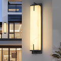 Outdoor Resin Wall Sconce with Rectangular LED Light Panel