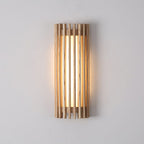 Muto Walnut Wood Wall Lamp, Hardwired Indoor Sconce, Integrated LED