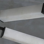 Arsorara Brass Chandelier With Alabaster Shade, Black or White, Integrated LED