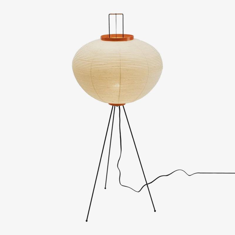 Floor Lamp, Akari Rice Paper Shade, E26/E27, Plug-In, Sculptural