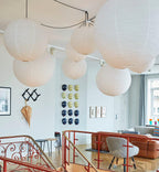 Washi-papirpendel, Mulberry-skærm, E26/E27, fastmonteret