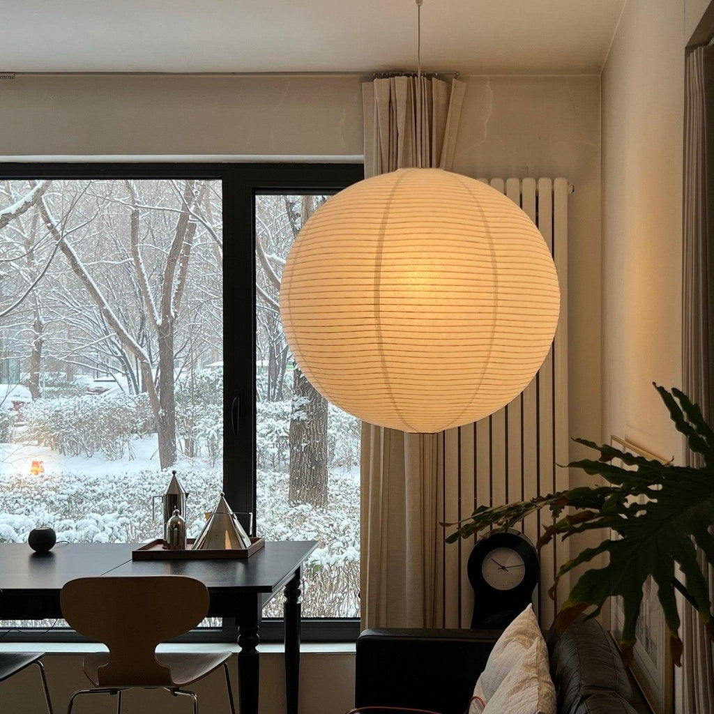 Washi-papirpendel, Mulberry-skærm, E26/E27, fastmonteret