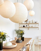 Washi-papirpendel, Mulberry-skærm, E26/E27, fastmonteret