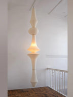 Washi Paper E Pendant Light, Tall Mulberry Shade, E26/E27, Hardwired