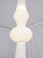 Washi Paper E Pendant Light, Tall Mulberry Shade, E26/E27, Hardwired