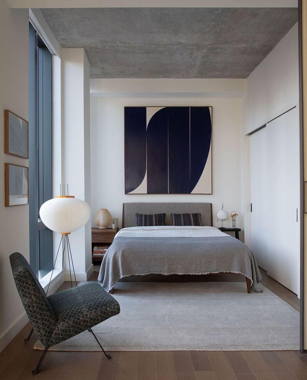 Floor Lamp, Akari Rice Paper Shade, E26/E27, Plug-In, Sculptural