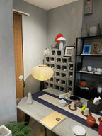 Floor Lamp, Akari Rice Paper Shade, E26/E27, Plug-In, Sculptural