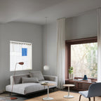 Sandblasted Glass Pendant Lamp, Acorn Shape, 3 Sizes in Orange, Black or White