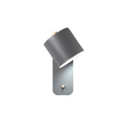 Væglampe, drejelig cylindergardin, E26/E27, metal, mat finish