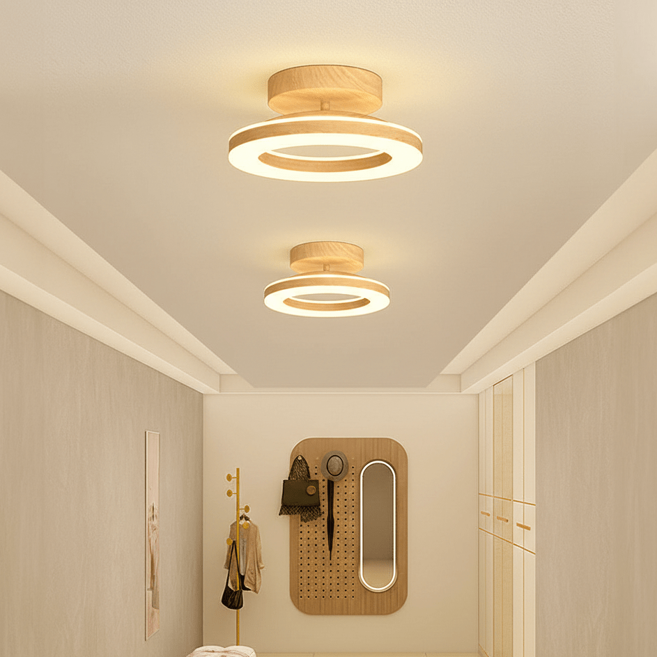 12 Inch Round Light Fixture LED Ceiling, Modern Design Style