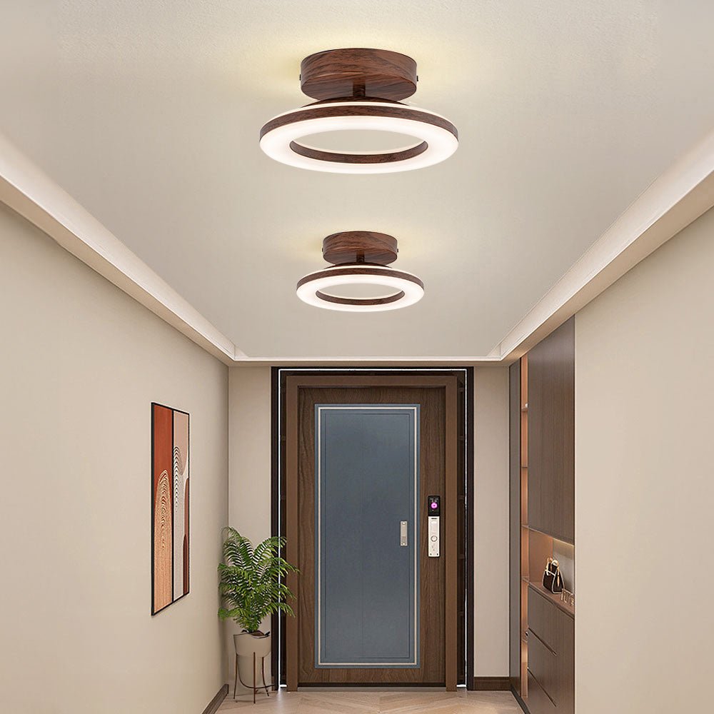 12 Inch Round Light Fixture LED Ceiling, Modern Design Style