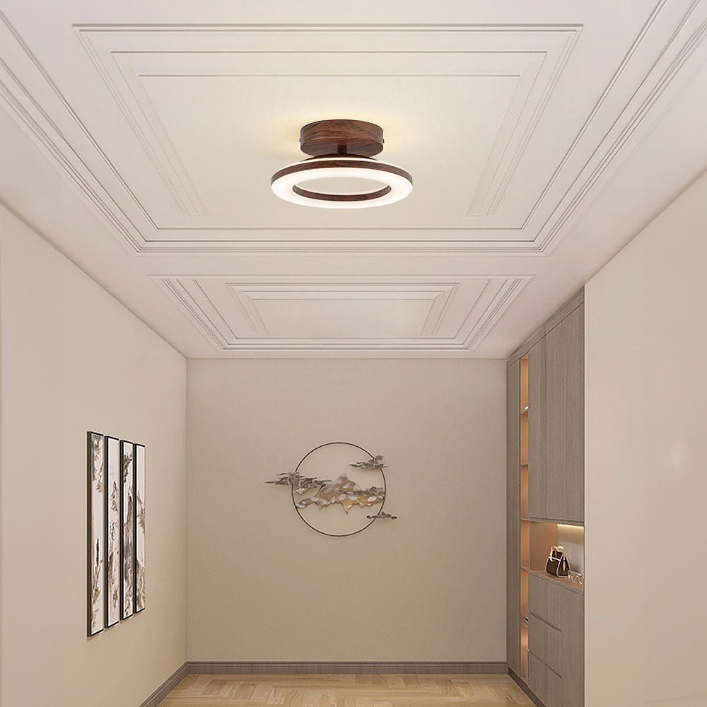 12 Inch Round Light Fixture LED Ceiling, Modern Design Style
