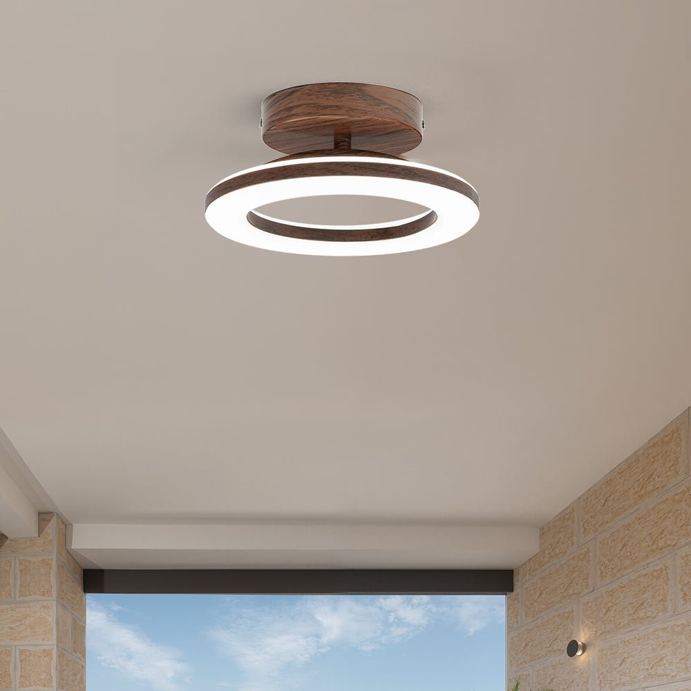 12 Inch Round Light Fixture LED Ceiling, Modern Design Style