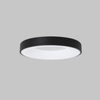 Circular Flush Mount Ceiling Light With Diffuser, 12 Inch Diameter