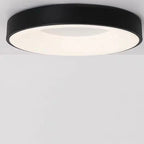 Circular Flush Mount Ceiling Light With Diffuser, 12 Inch Diameter
