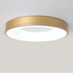 Circular Flush Mount Ceiling Light With Diffuser, 12 Inch Diameter