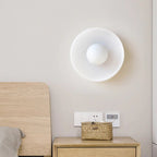 12-Inch Circular Ceiling Light With Translucent Shade Flush Mount