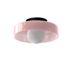 12-Inch Circular Ceiling Light With Translucent Shade Flush Mount