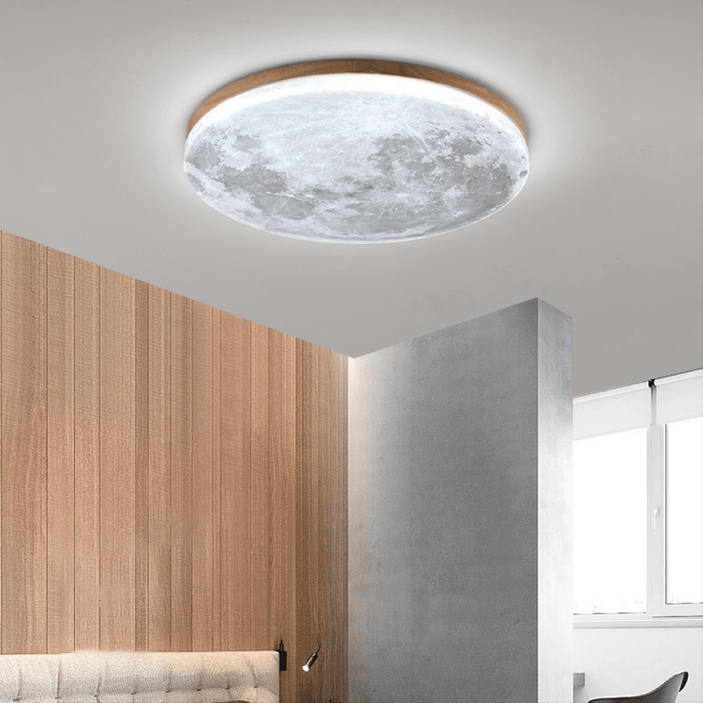 12-Inch Round White Ceiling LED Light Fixture For Living Spaces